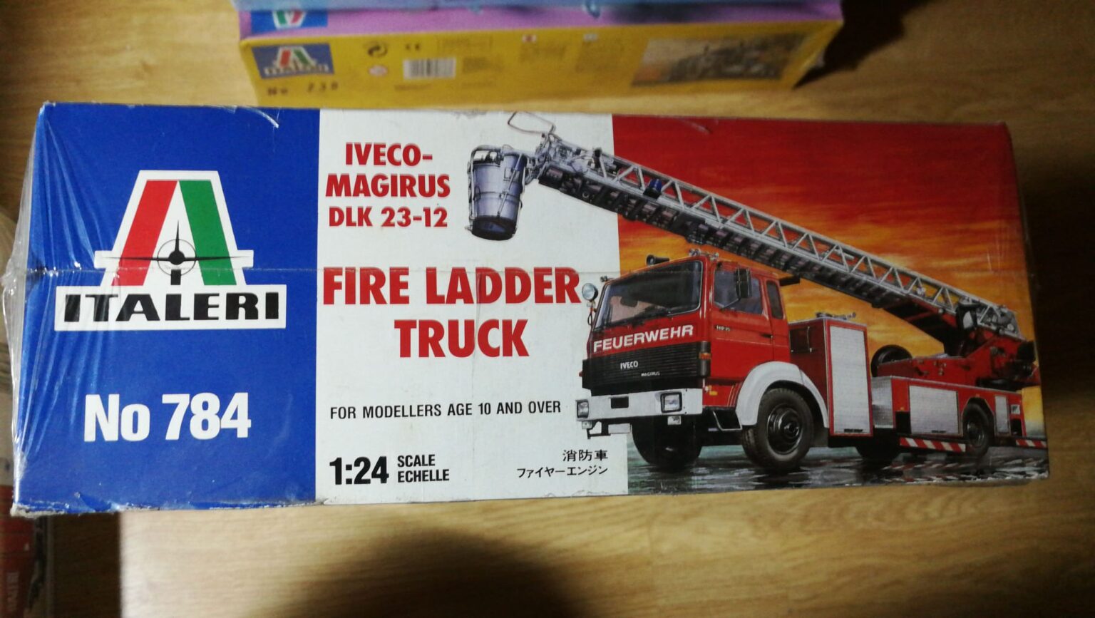 Maqueta Italeri Fire Ladder Truck Iveco Magirus Dlk Tienda De