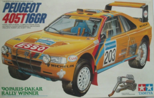 Maqueta Tamiya Peugeot 405 T16GR 1990 Paris-Dakar Rally Winner