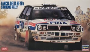 Maqueta Hasegawa Ref.CR-5 Lancia Delta HF 16V 1991 Sanremo Rally.