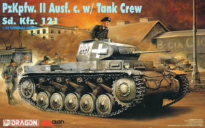 Maqueta Dragon PzKpfw. II Ausf. c w/Tank crew Sd.Kfz. 121
