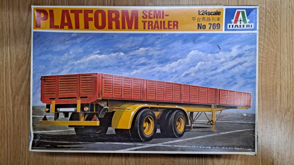 Kit De Construction Maquette Italeri 3868 - Semi-Remorque à L'Échelle 1/24 - Neuf