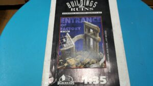 Maqueta Blockhaus Entrance of Factory