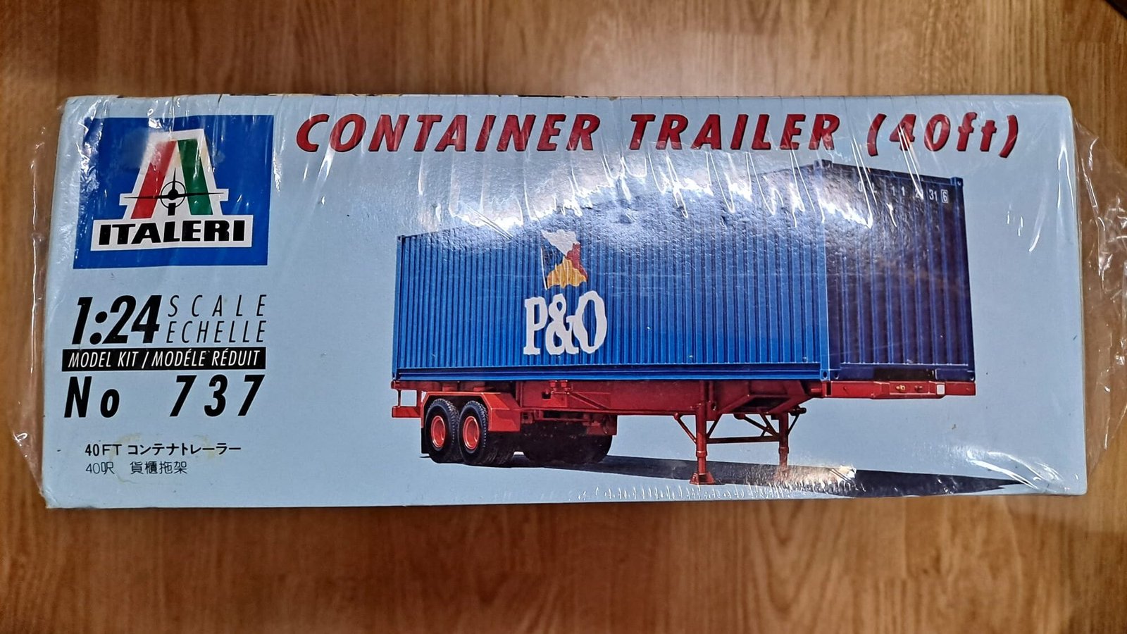 Maqueta Italeri Container Trailer (40ft) - Imagen 2