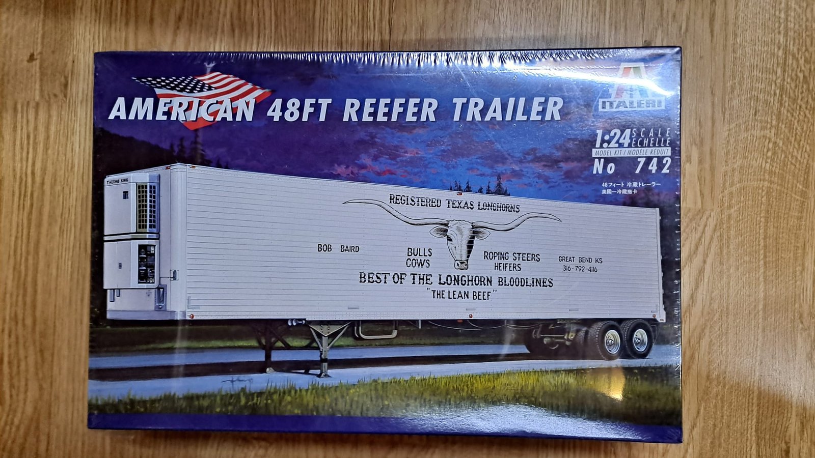 Maqueta Italeri American 48 FT Reefer Trailer