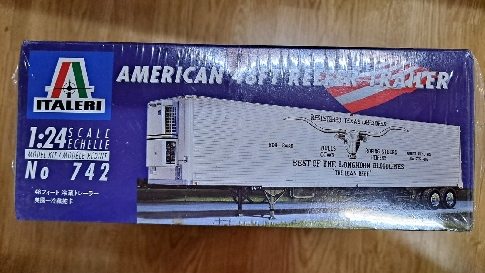 Maqueta Italeri American 48 FT Reefer Trailer - Imagen 2