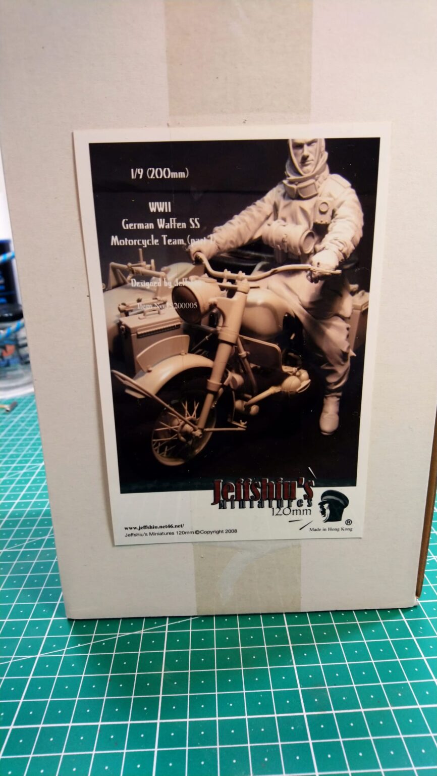 Figurine King & Country WSS7 - Motocyclette Waffen SS - 1/30 - Occasion