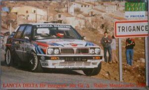 Maqueta Protar Lancia Delta HF Integrale 16v Gr.A Rallye Montecarlo 1990