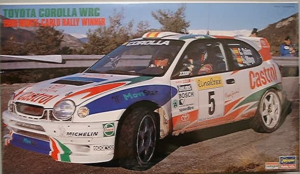 Maqueta Hasegawa Toyota Corolla WRC 1998 Monte Carlo Rally winner