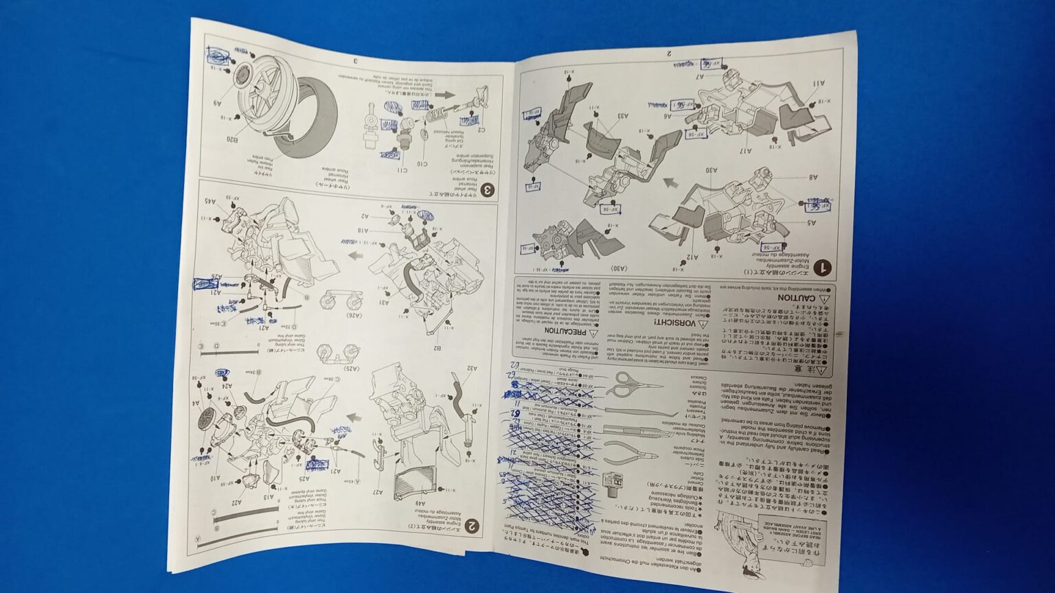 Maqueta Tamiya Honda MoviStar Pons NSR500 '98 (EMPEZADA) - Tienda de